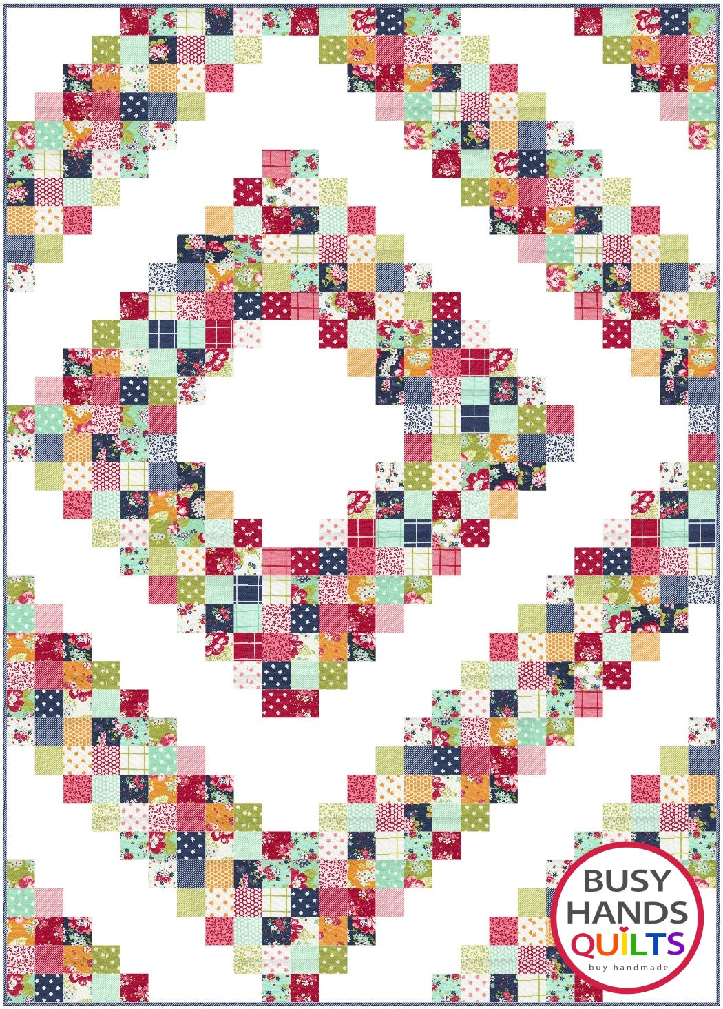 Grandpa's Barn Quilt Pattern PDF DOWNLOAD Busy Hands Quilts $12.99