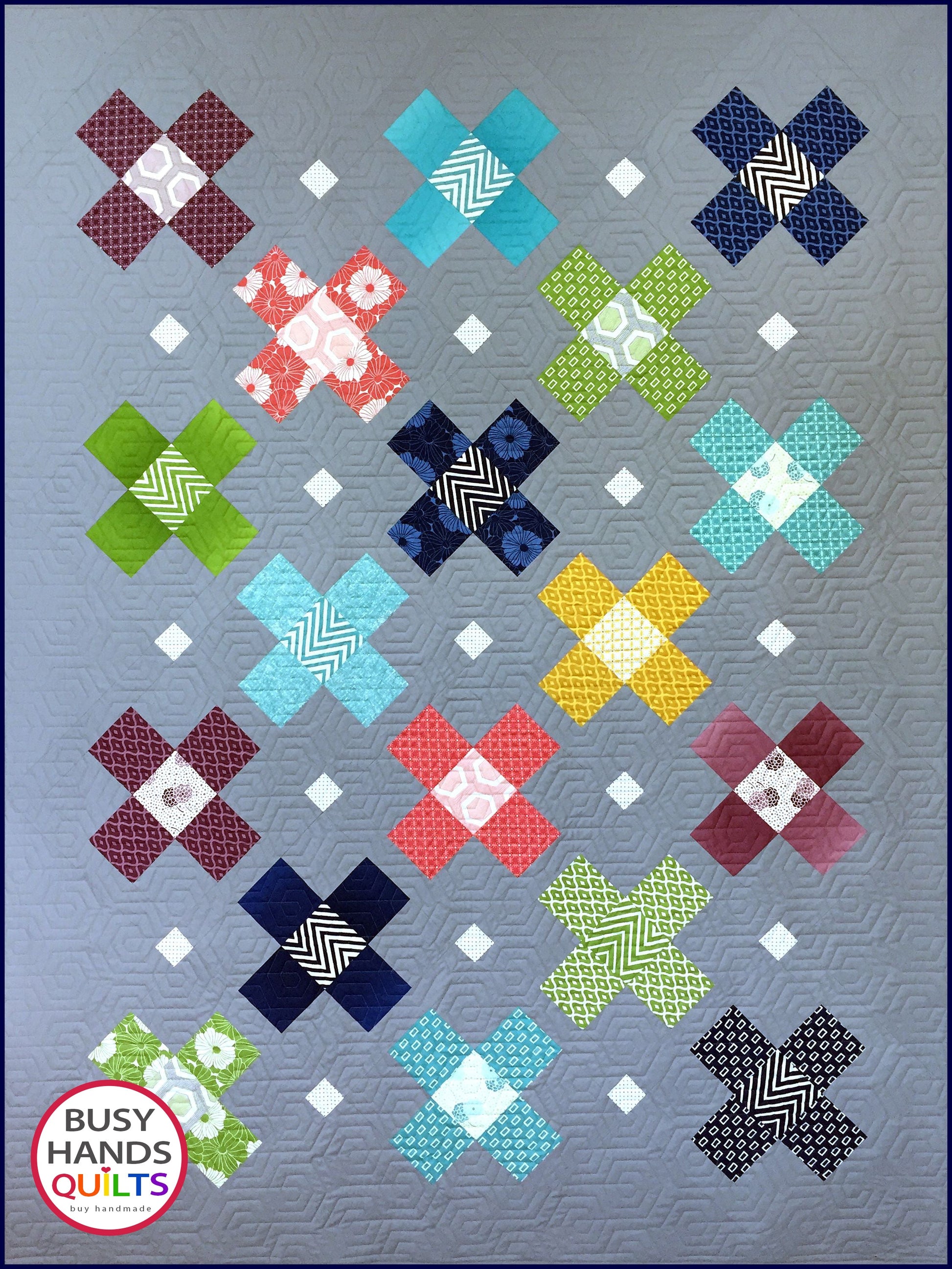 Hometown Quilt Pattern PDF DOWNLOAD Busy Hands Quilts $12.99