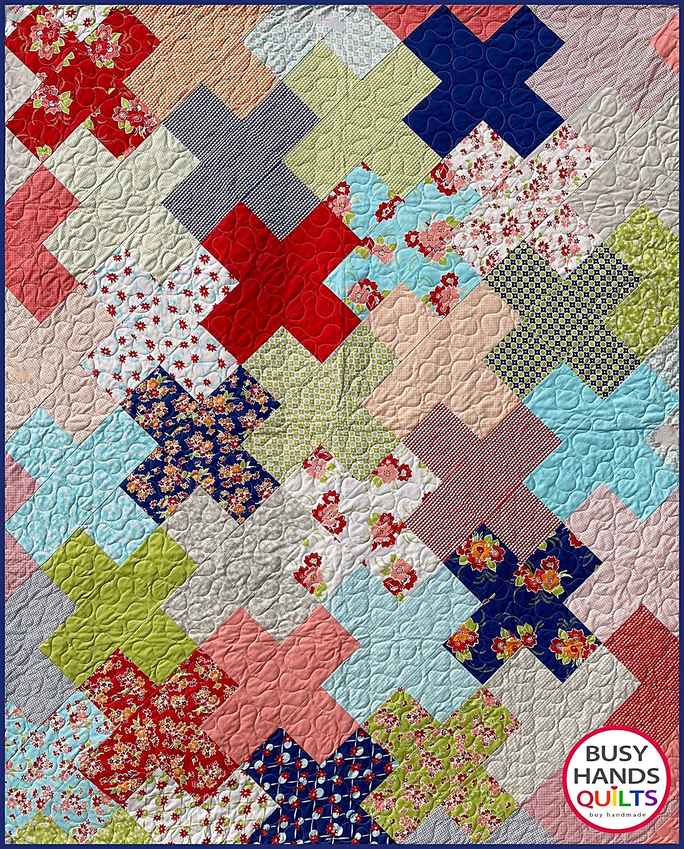 Love Multiplied Quilt Pattern PRINTED Busy Hands Quilts {$price}