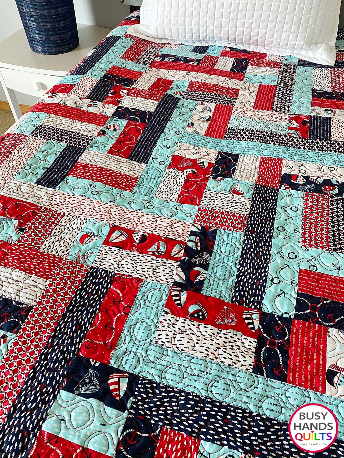 Scrappy Patches Quilt Pattern PDF DOWNLOAD Busy Hands Quilts $12.99