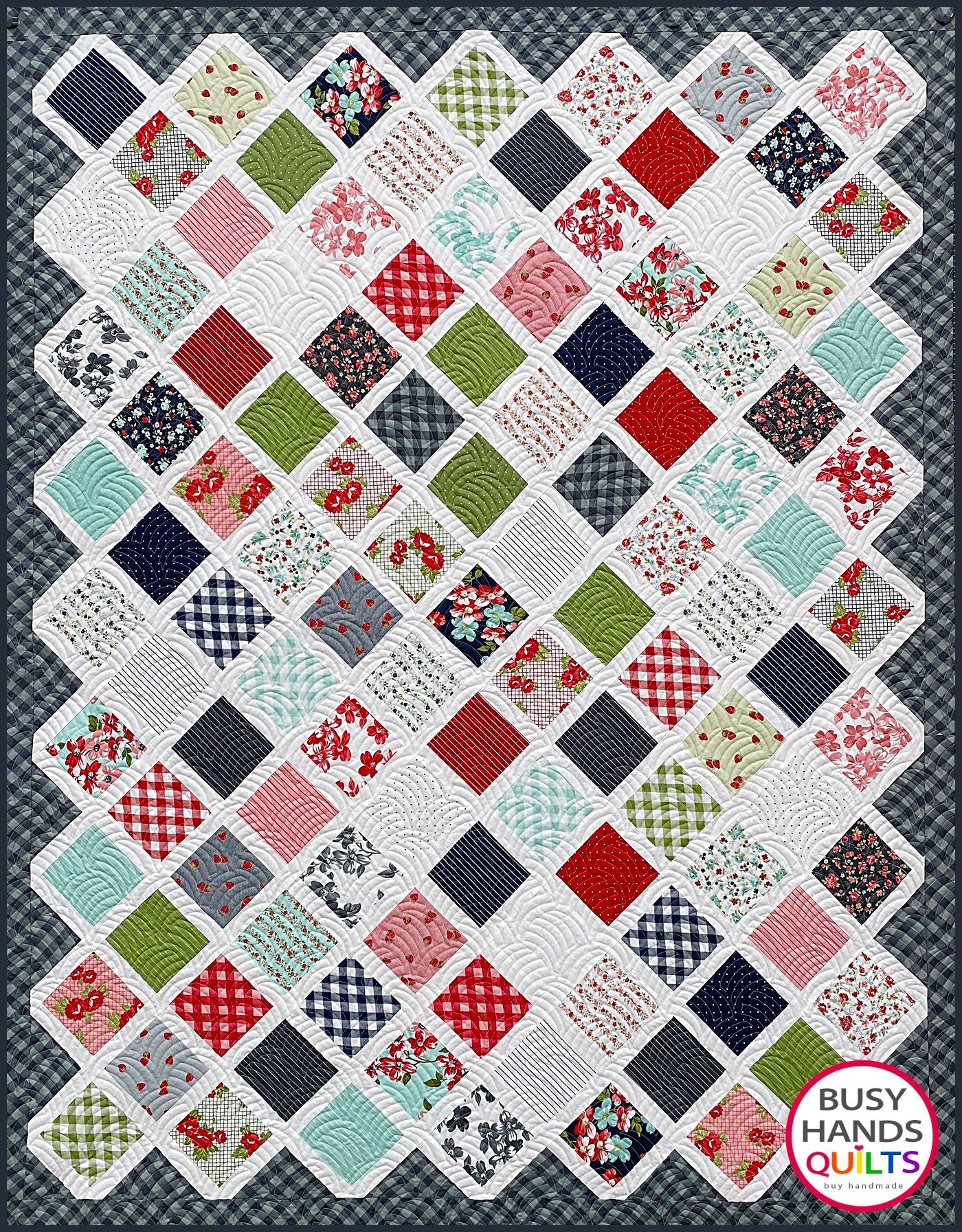 Make It Scrappy Quilt Pattern PDF DOWNLOAD Busy Hands Quilts $12.99