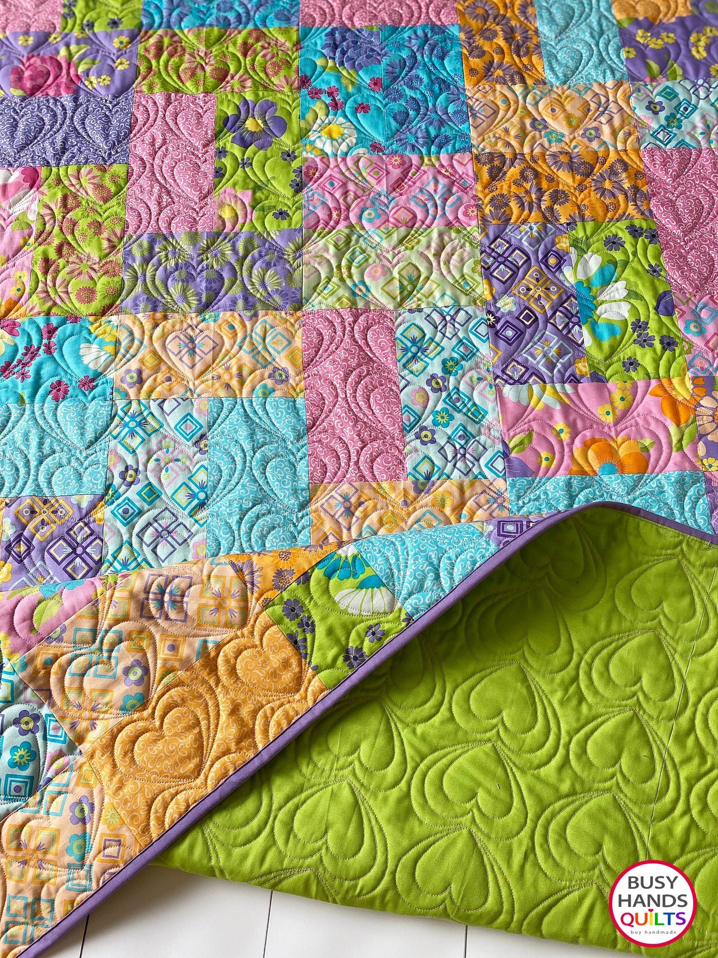 Oh Happy Day Quilt Pattern PDF DOWNLOAD Busy Hands Quilts $12.99