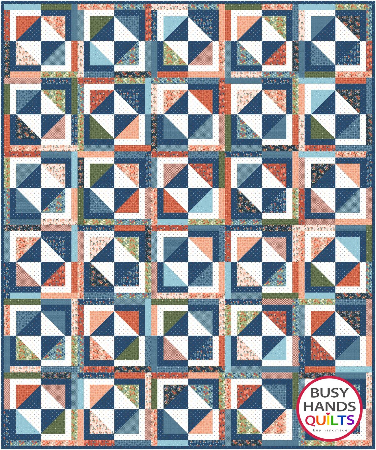 Kindred Quilt Pattern PDF DOWNLOAD Busy Hands Quilts $12.99