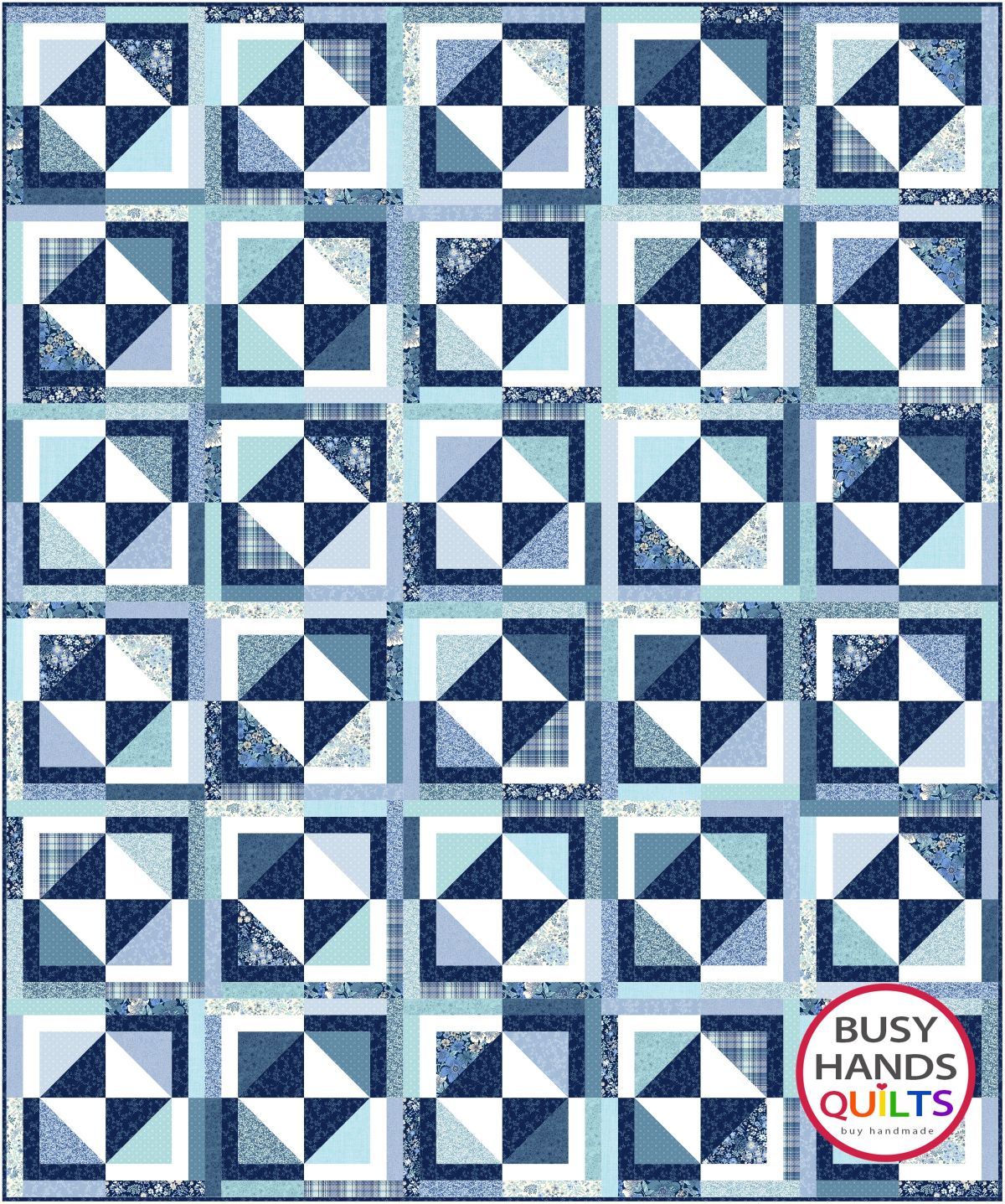 Kindred Quilt Pattern PDF DOWNLOAD Busy Hands Quilts $12.99