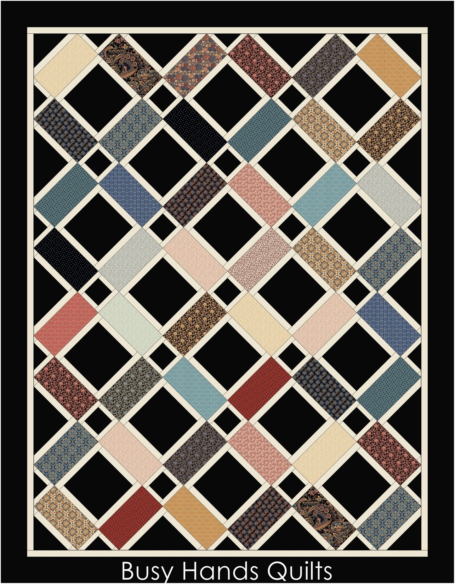 Looking Glass Quilt Pattern PDF DOWNLOAD Busy Hands Quilts $12.99