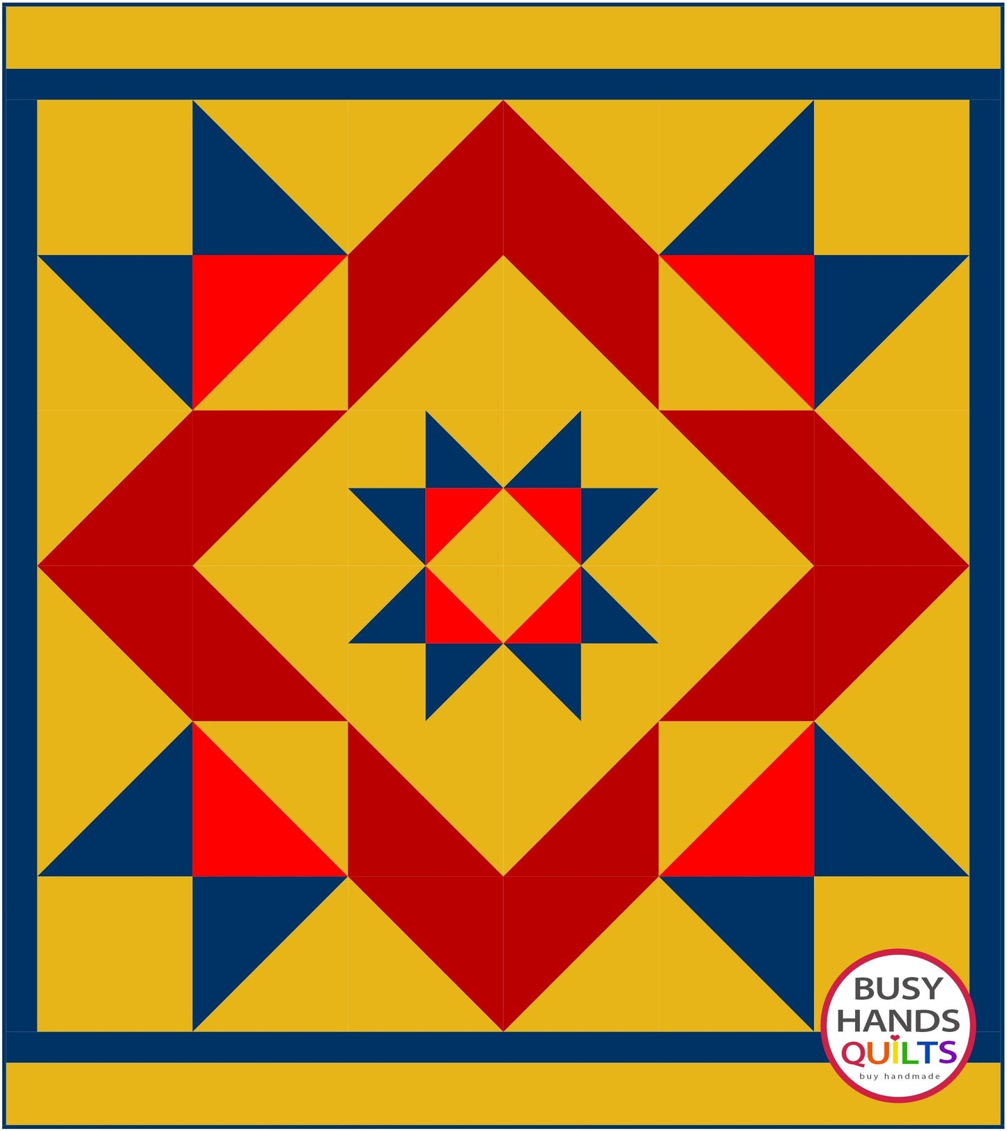 Giant Star Quilt Pattern PDF DOWNLOAD Busy Hands Quilts $12.99
