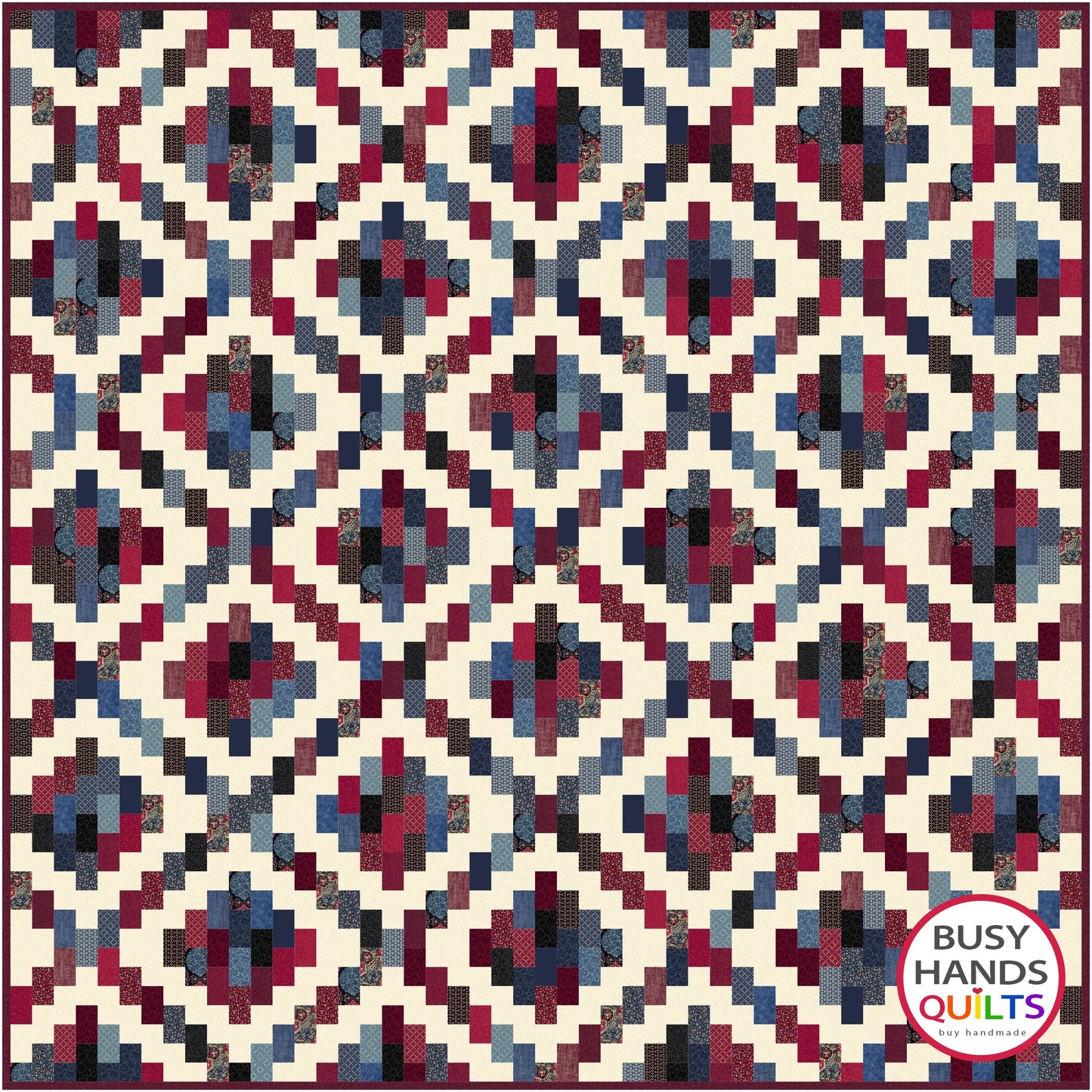 Brick Cottage Lane 2 Quilt Pattern PDF DOWNLOAD