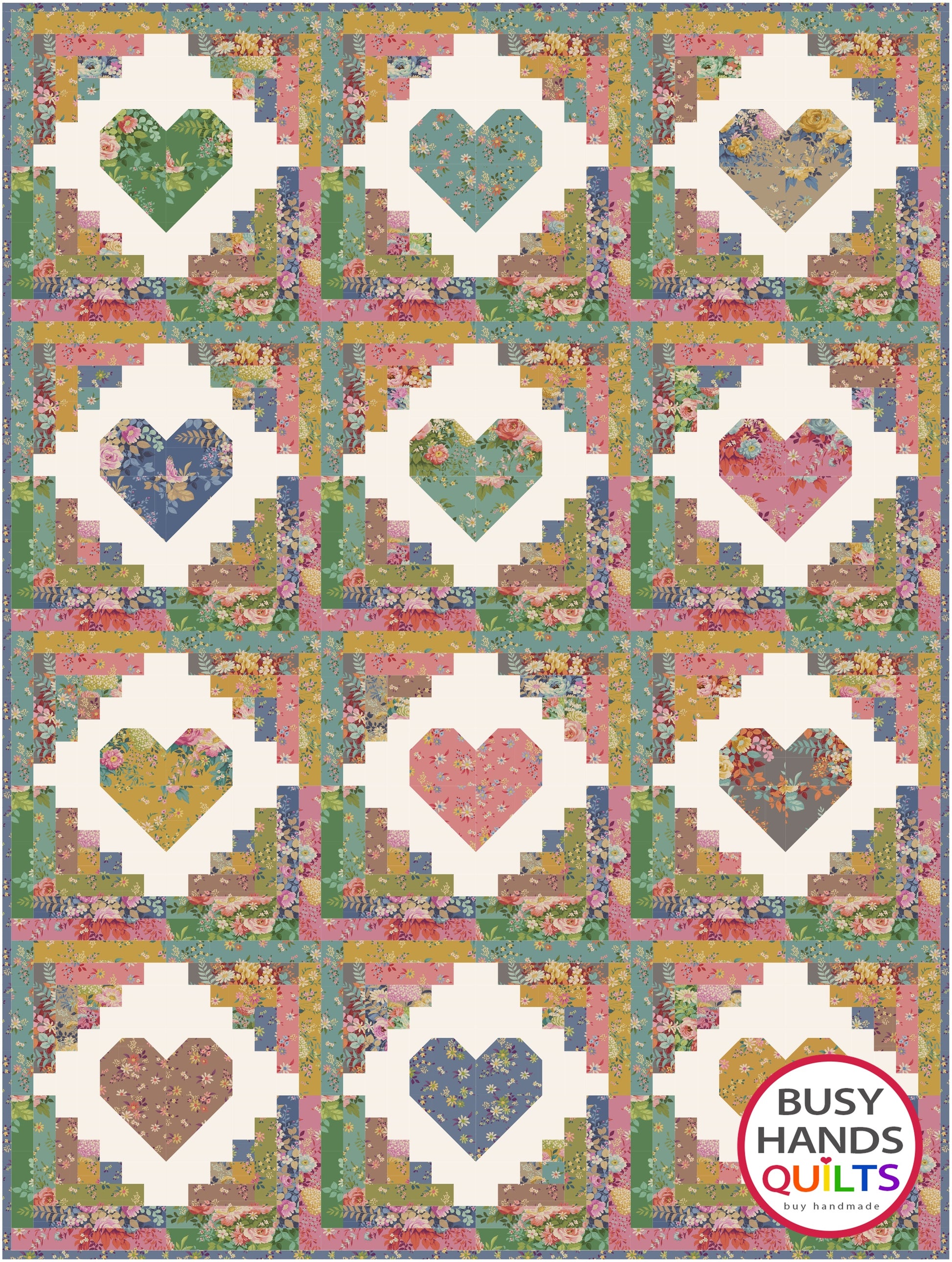 Kite Flight Lap Quilt {a Finish!} - Busy Hands Quilts