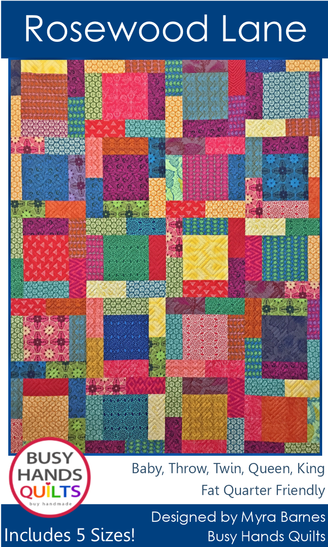 Rosewood Lane Quilt Pattern PDF DOWNLOAD Busy Hands Quilts $12.99