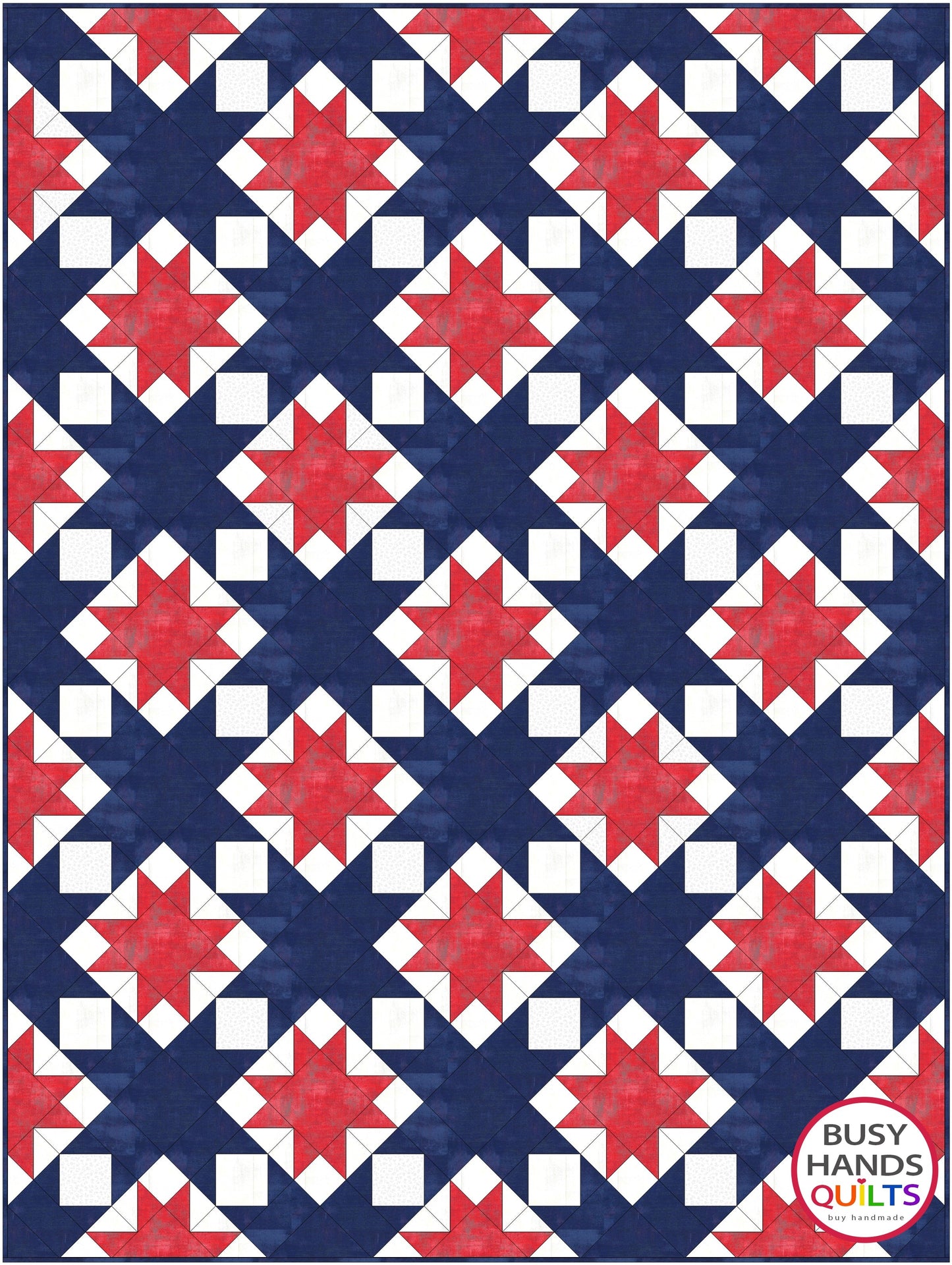 School Colors Quilt Pattern PDF DOWNLOAD Busy Hands Quilts $12.99