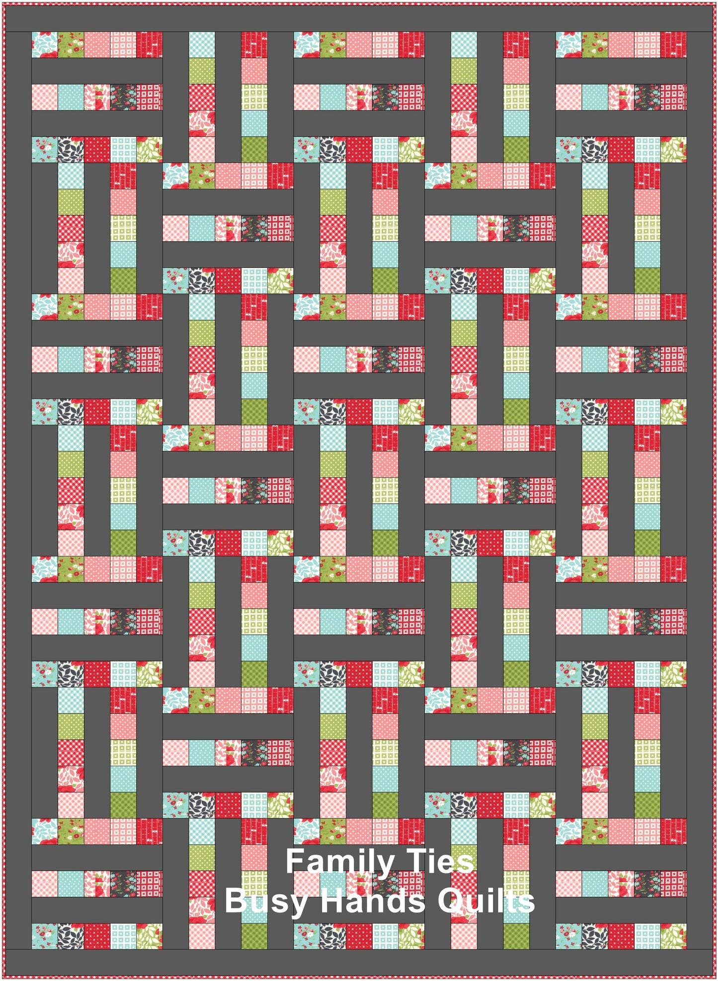 Family Ties Quilt Pattern PDF DOWNLOAD Busy Hands Quilts $12.99