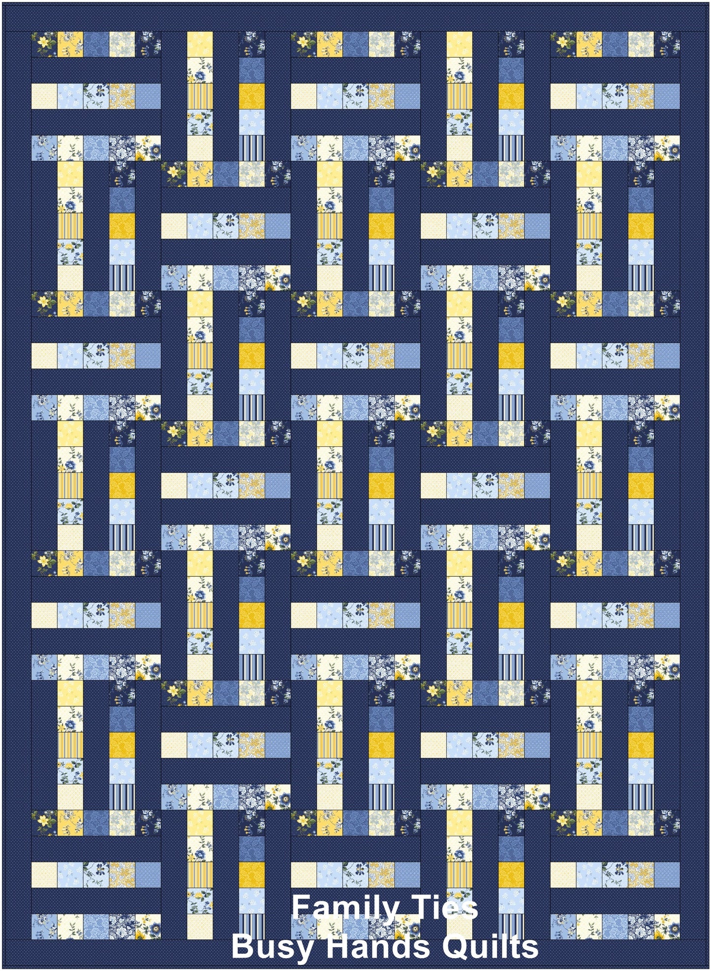 Family Ties Quilt Pattern PDF DOWNLOAD Busy Hands Quilts $12.99