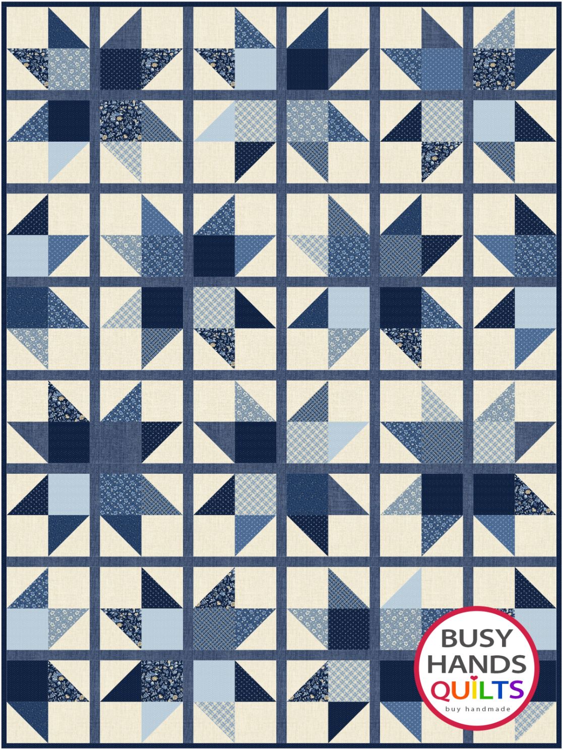 Through My Window Quilt Pattern PDF DOWNLOAD Busy Hands Quilts $12.99