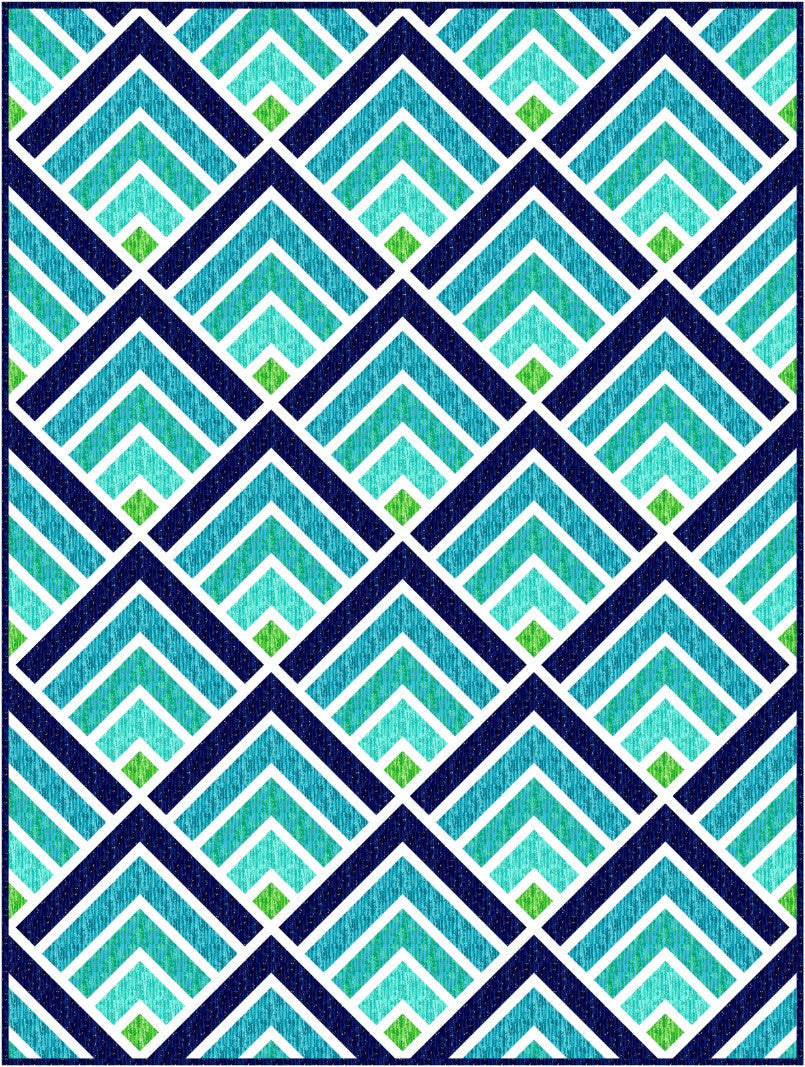 Mountain Peaks Quilt Pattern PDF DOWNLOAD Busy Hands Quilts $12.99