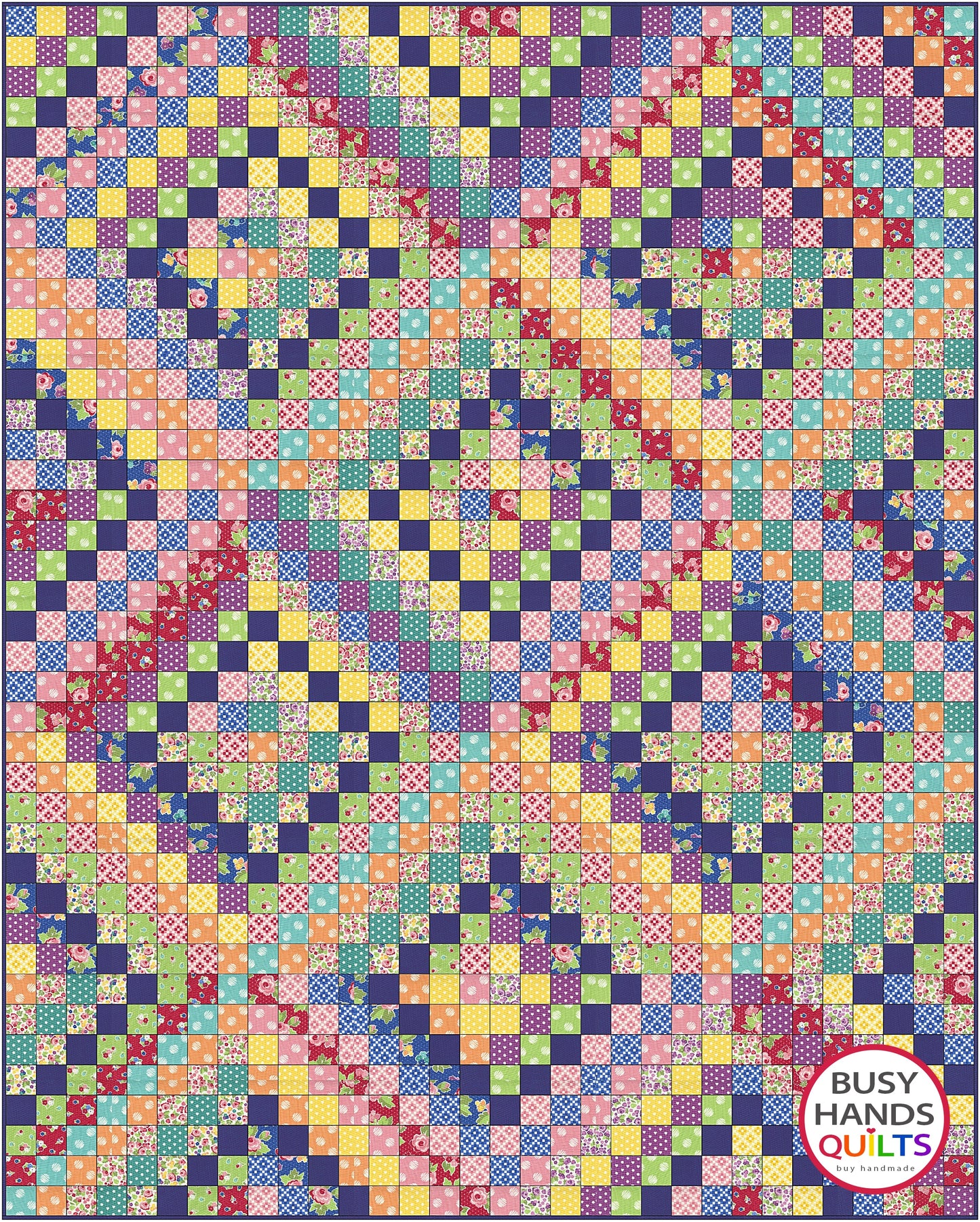 Scrappy Goodness Quilt Pattern PRINTED Busy Hands Quilts {$price}