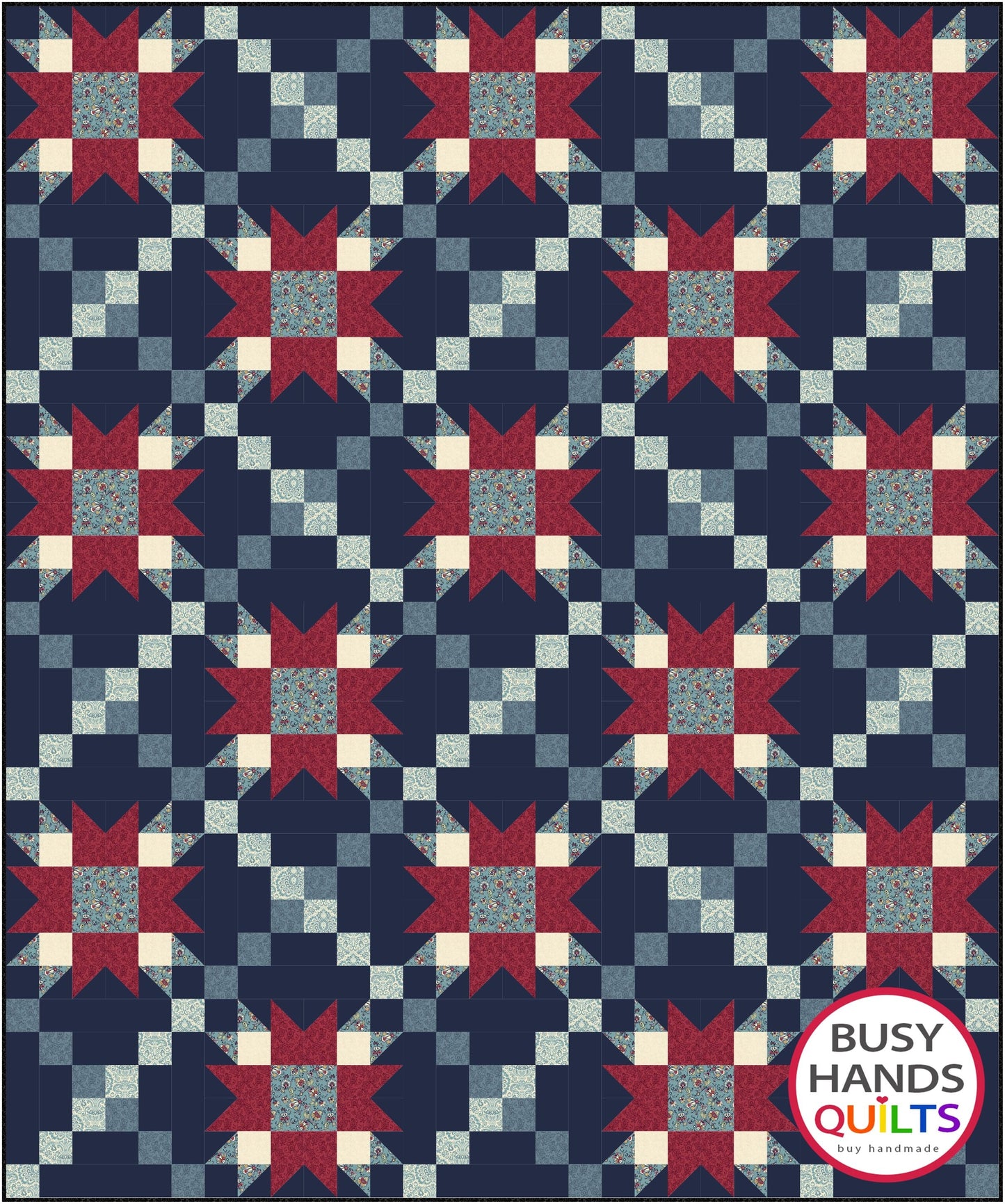 Shooting Stars Quilt Pattern PDF DOWNLOAD Busy Hands Quilts $12.99