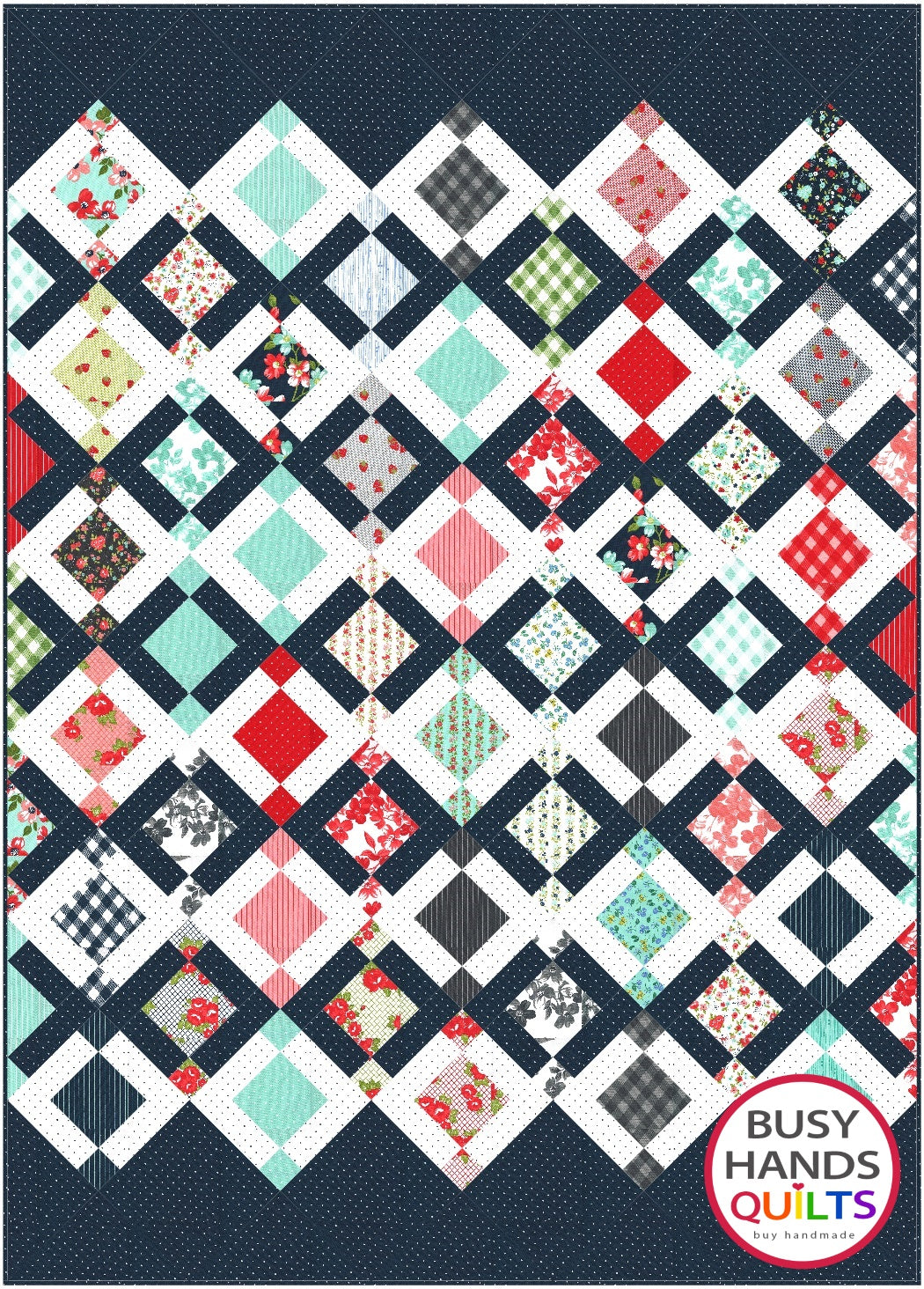 Woven Windows Quilt Pattern PDF DOWNLOAD Busy Hands Quilts $12.99