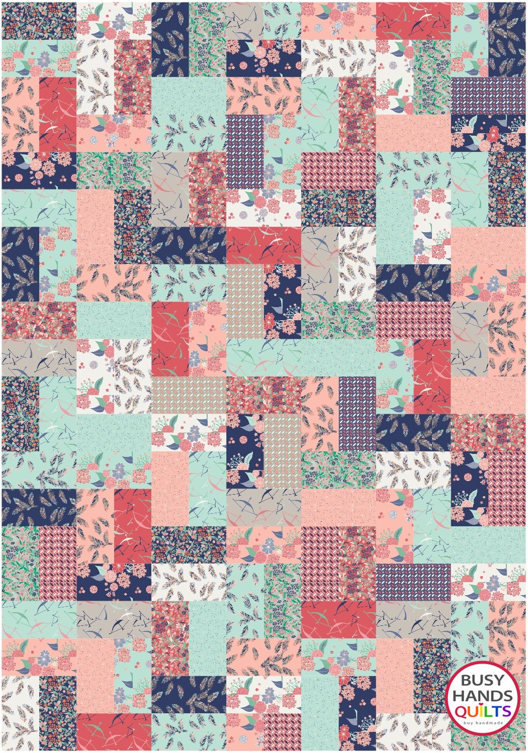 Oh Happy Day Quilt Pattern PDF DOWNLOAD Busy Hands Quilts $12.99