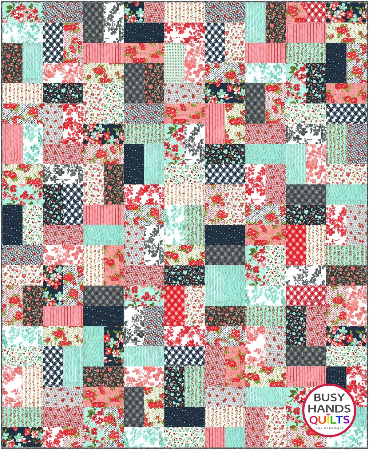 Oh Happy Day Quilt Pattern PRINTED Busy Hands Quilts {$price}