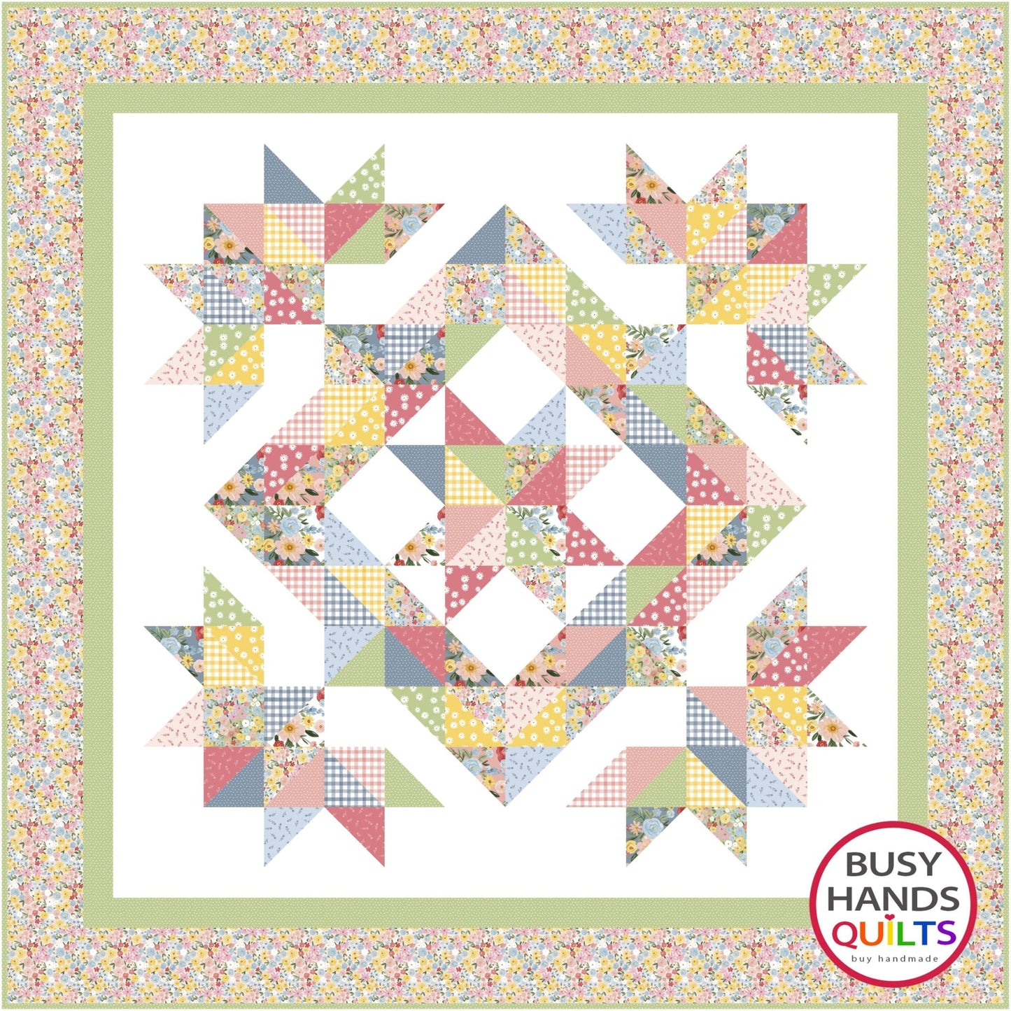 Whimsical Quilt Pattern PDF DOWNLOAD Busy Hands Quilts $12.99