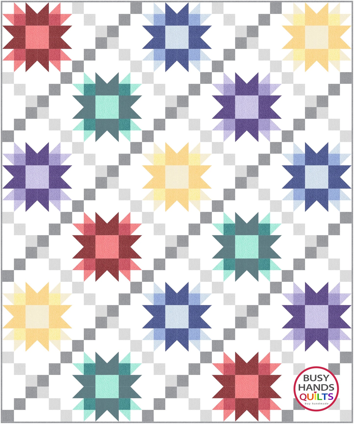 Winter Solstice Quilt Pattern PDF DOWNLOAD Busy Hands Quilts $12.99