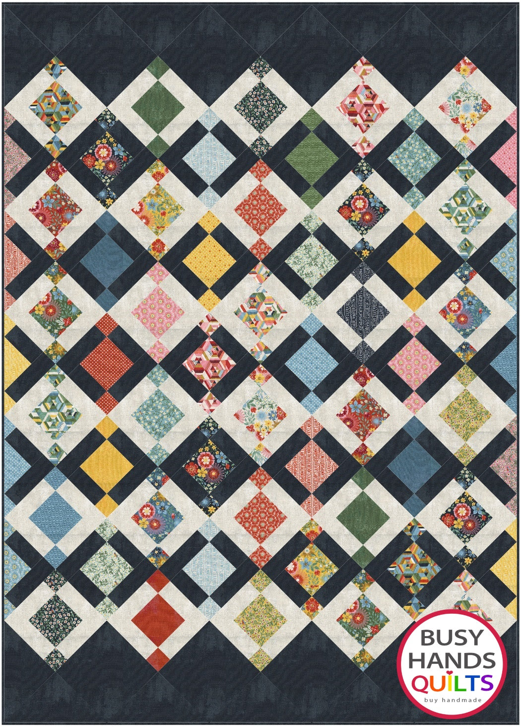 Woven Windows Quilt Pattern PDF DOWNLOAD Busy Hands Quilts $12.99