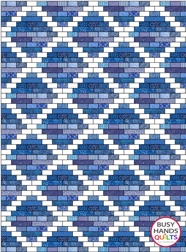 Hampton Court Quilt Pattern PDF DOWNLOAD Busy Hands Quilts $12.99