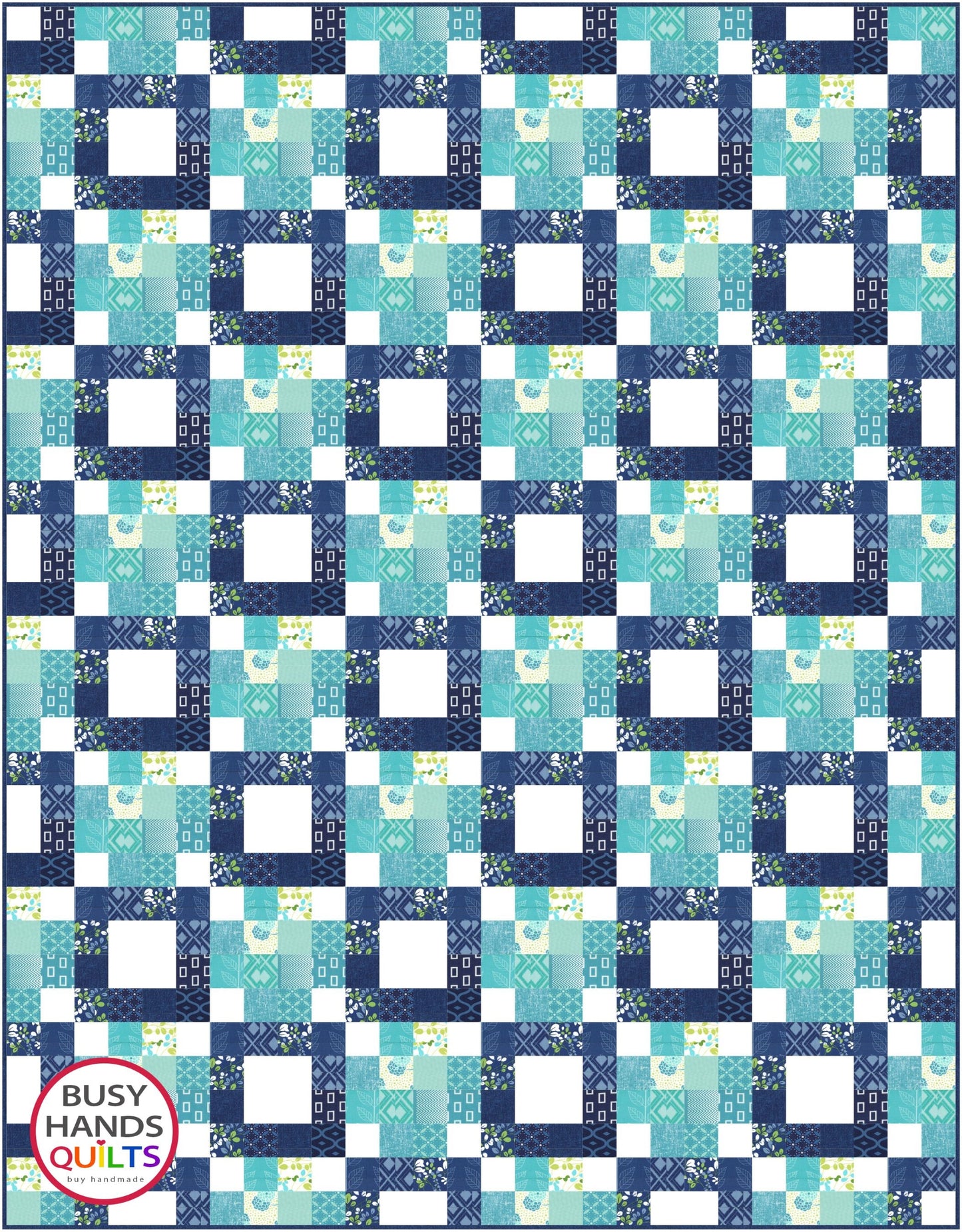 Connected Quilt Pattern PDF DOWNLOAD Busy Hands Quilts $12.99