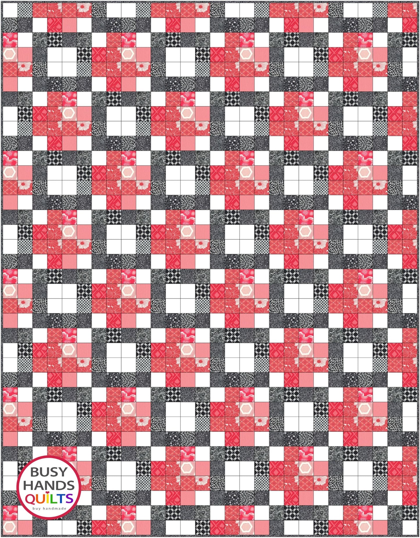 Connected Quilt Pattern PDF DOWNLOAD Busy Hands Quilts $12.99