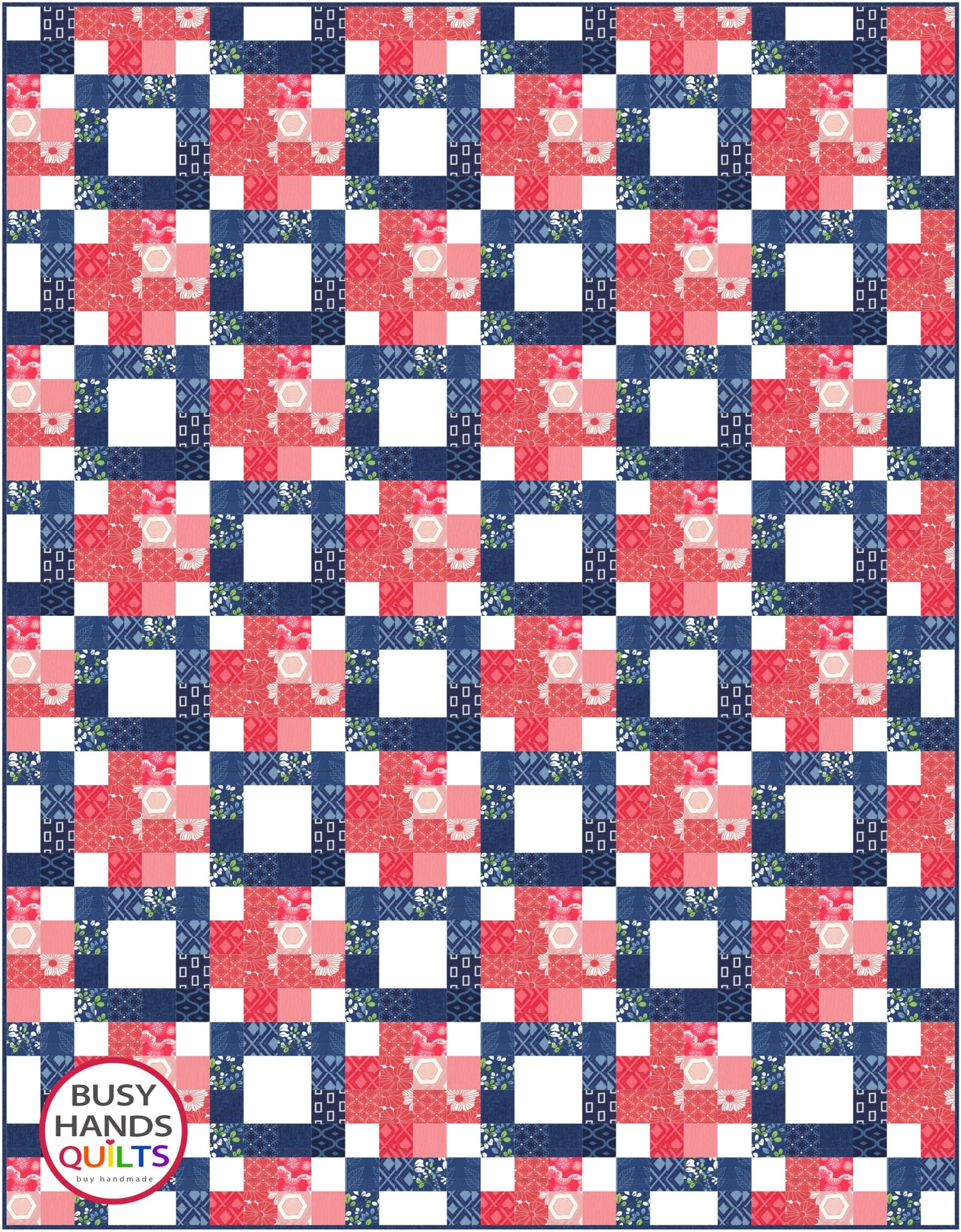 Connected Quilt Pattern PDF DOWNLOAD Busy Hands Quilts $12.99