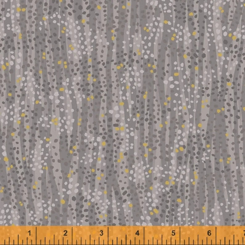 By the Yard - Dewdrop in Steel Gray by Windham Fabrics #506