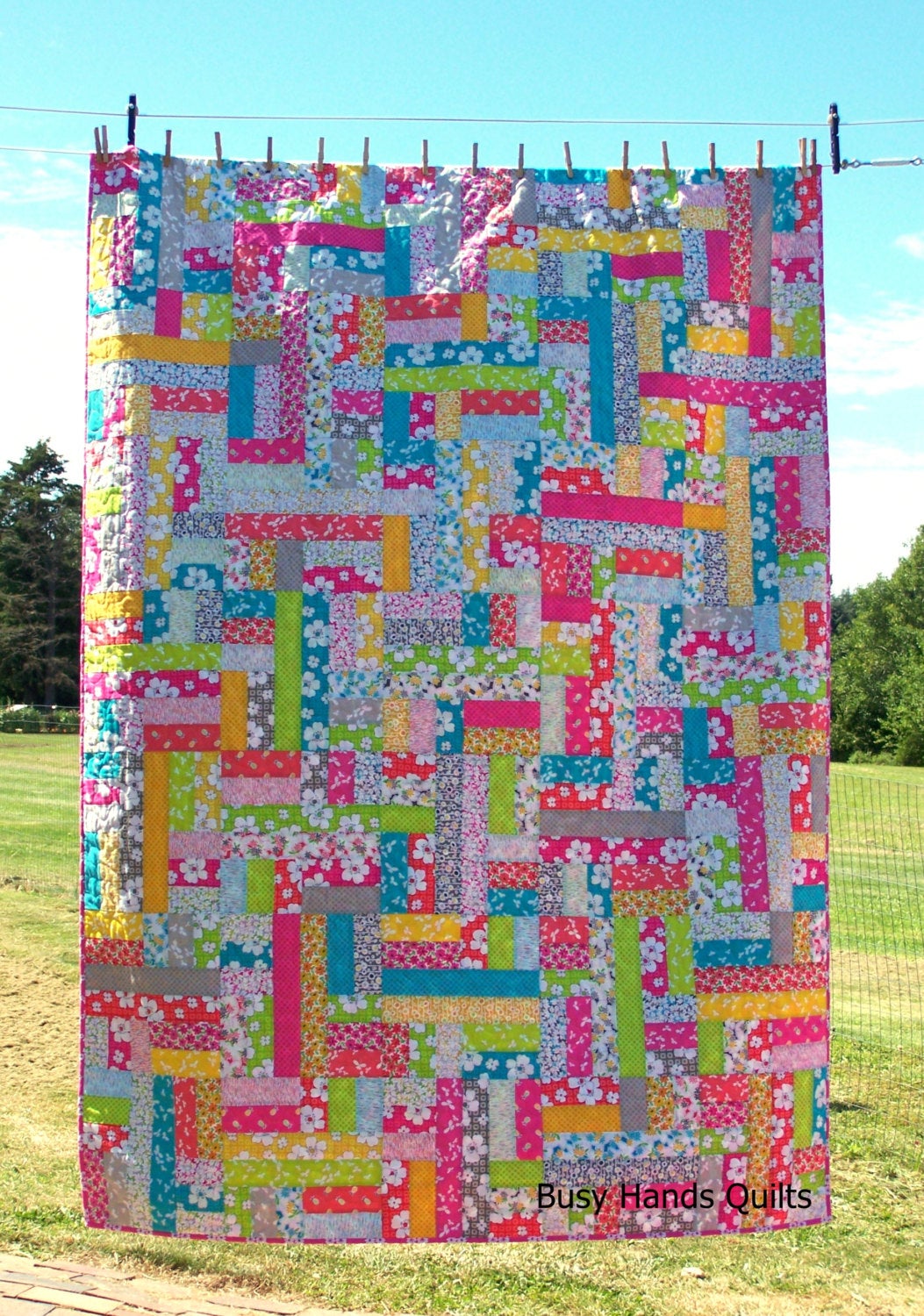 Scrappy Patches Quilt Pattern PDF DOWNLOAD Busy Hands Quilts $12.99