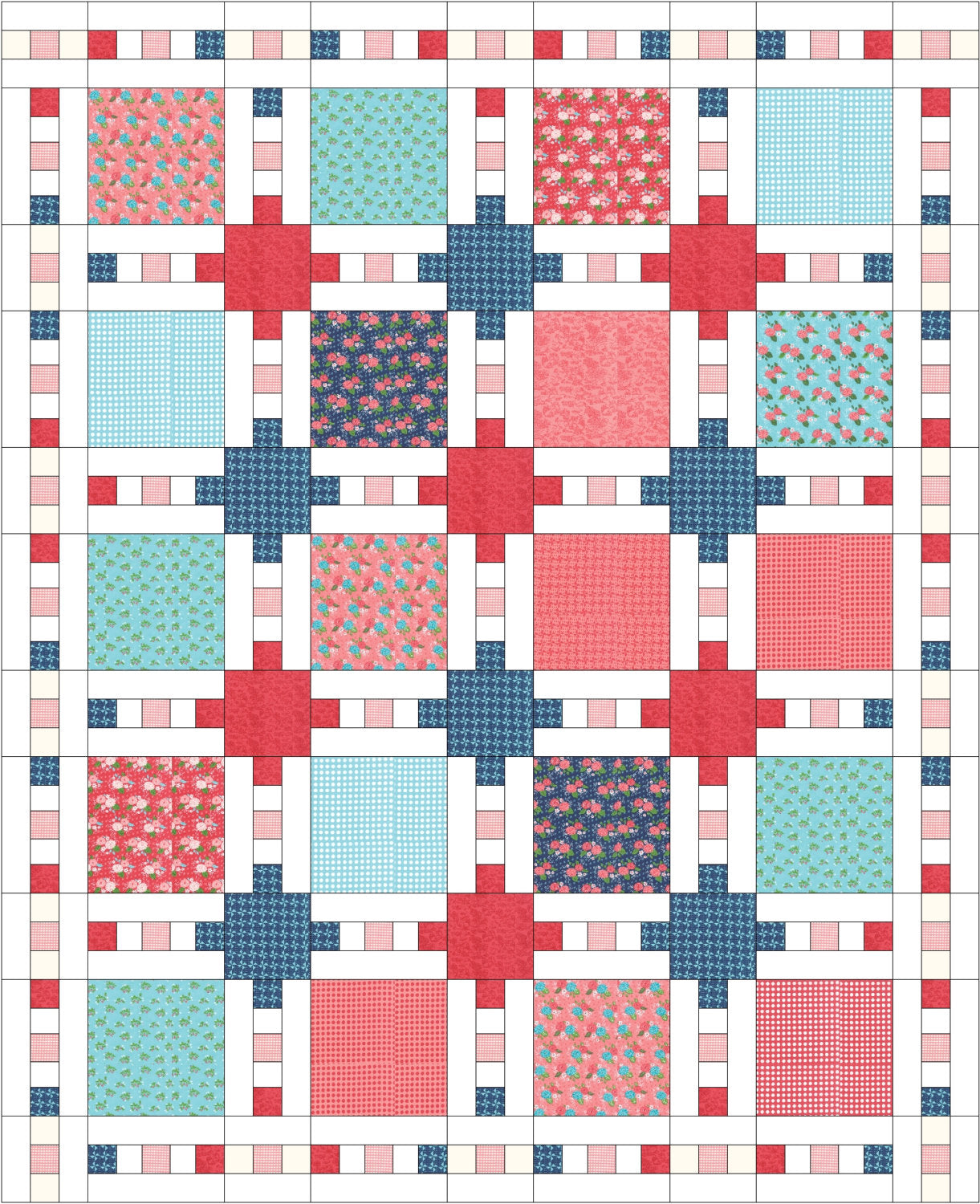 Castle Dreams Quilt Pattern by Busy Hands Quilts