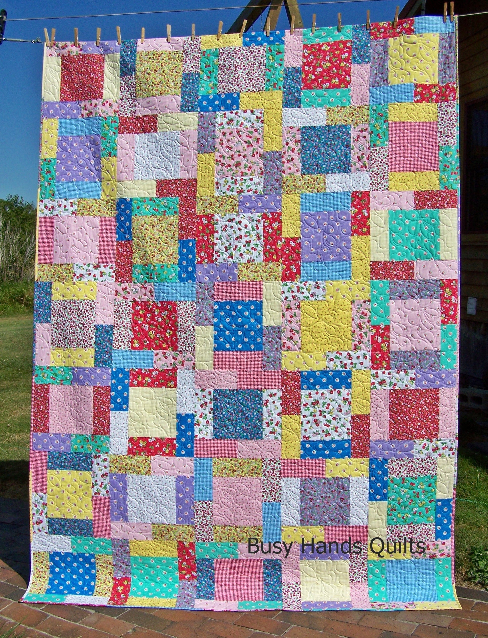 Rosewood Lane Quilt Pattern PDF DOWNLOAD Busy Hands Quilts $12.99