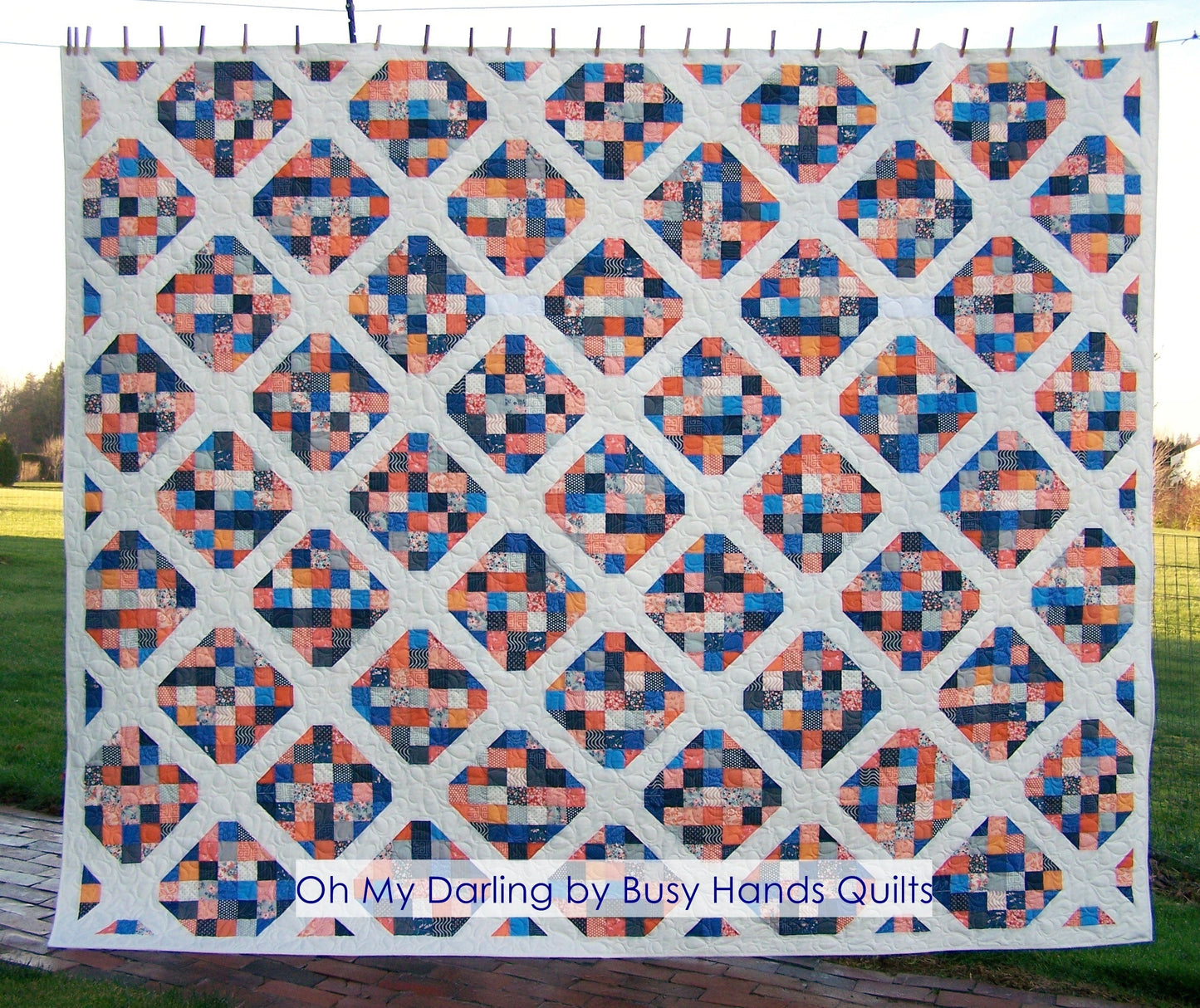 Oh My Darling Quilt Pattern PDF DOWNLOAD Busy Hands Quilts $12.99