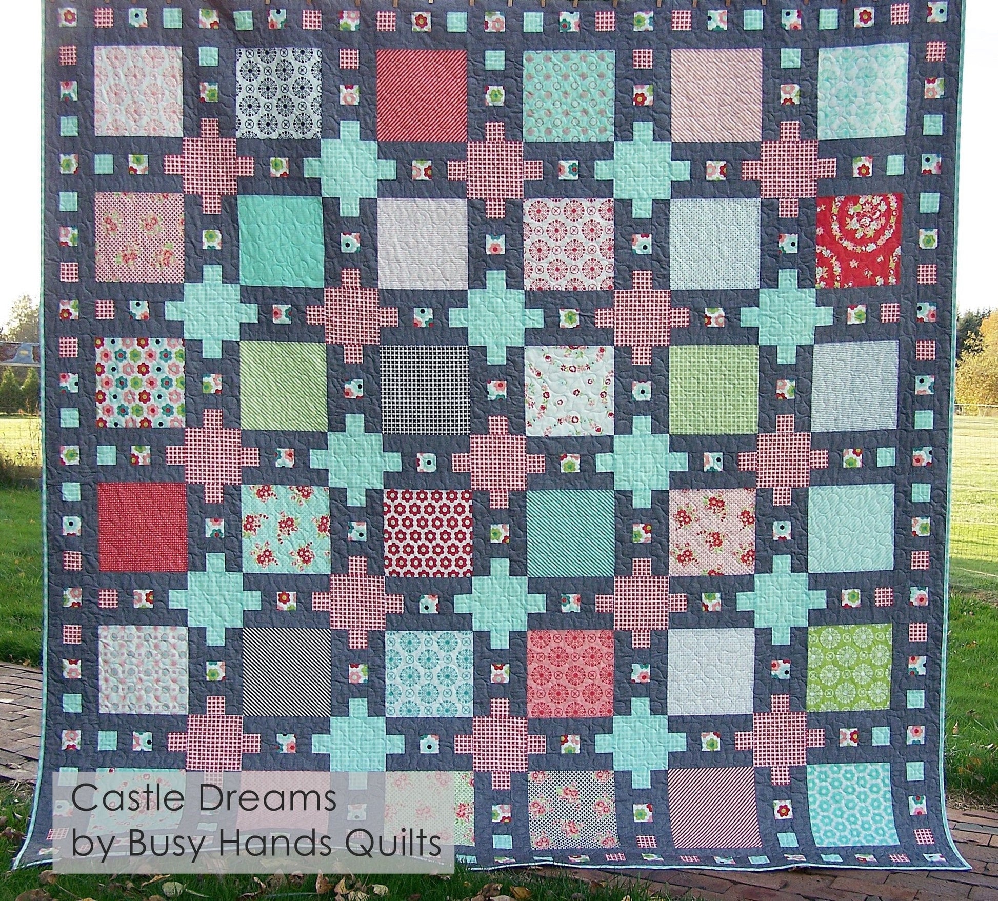Castle Dreams Quilt Pattern PDF DOWNLOAD Busy Hands Quilts $12.99