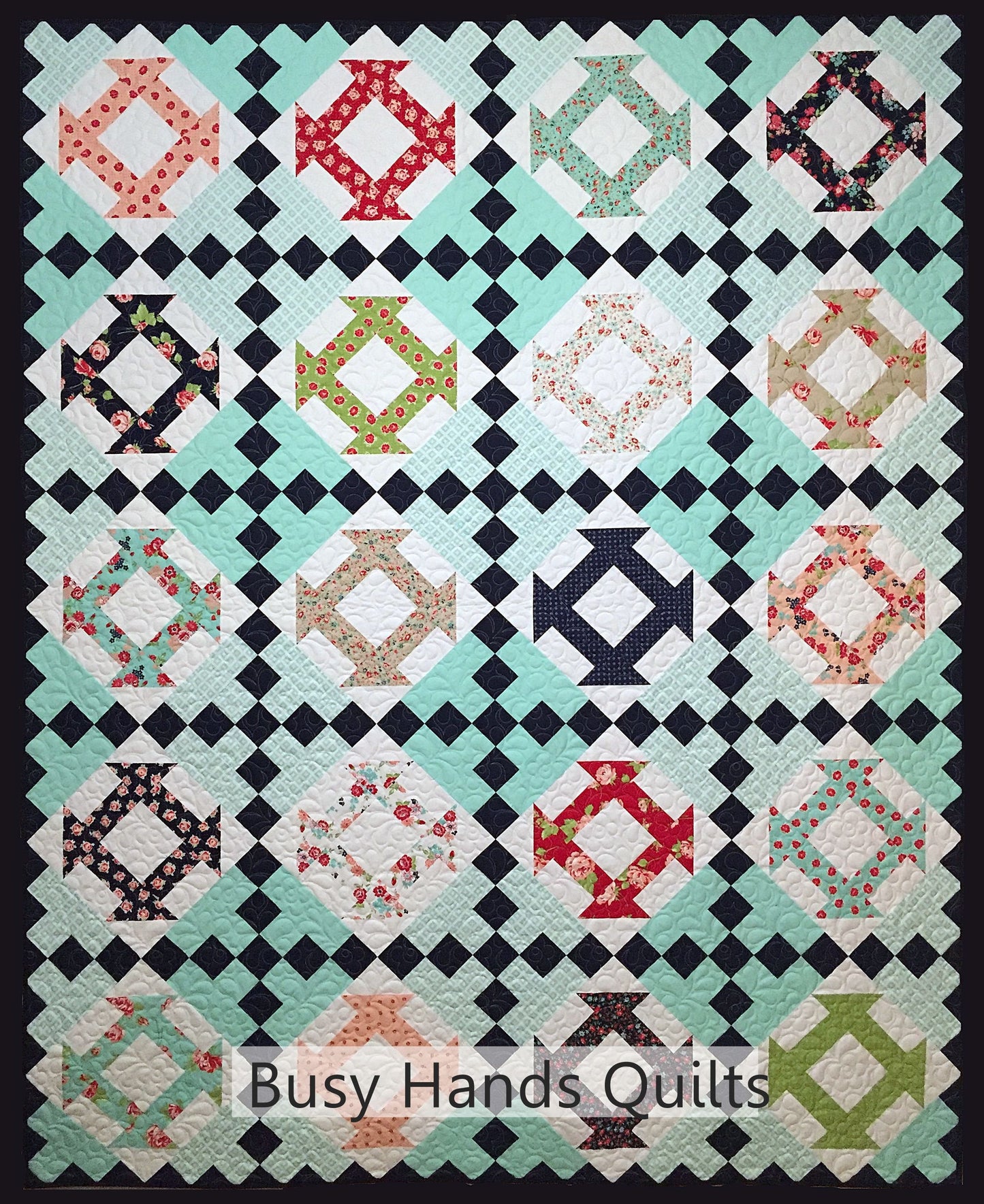 Ava's Garden Quilt Pattern PDF DOWNLOAD Busy Hands Quilts $12.99