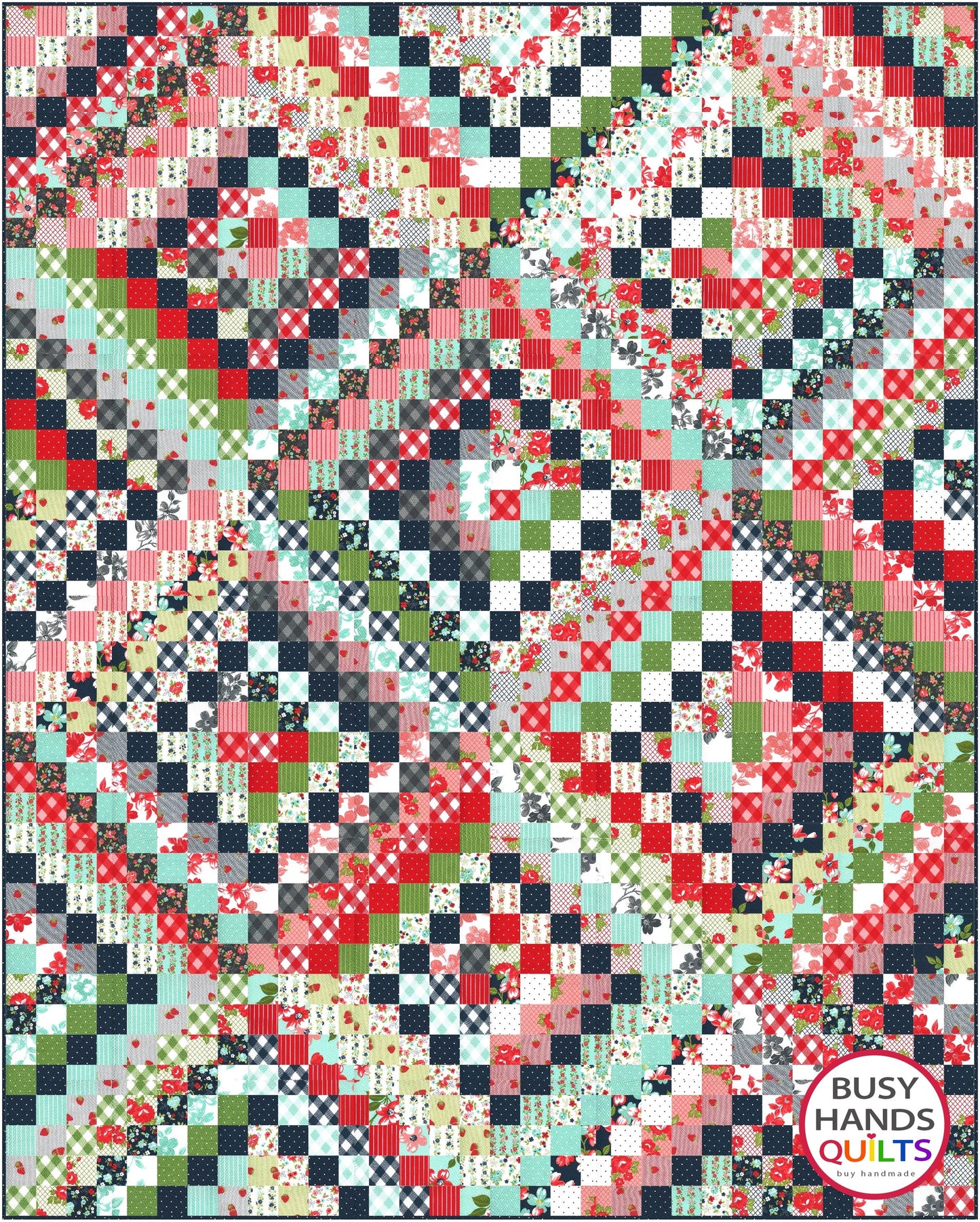 Scrappy Goodness Quilt Pattern PDF DOWNLOAD Busy Hands Quilts $12.99