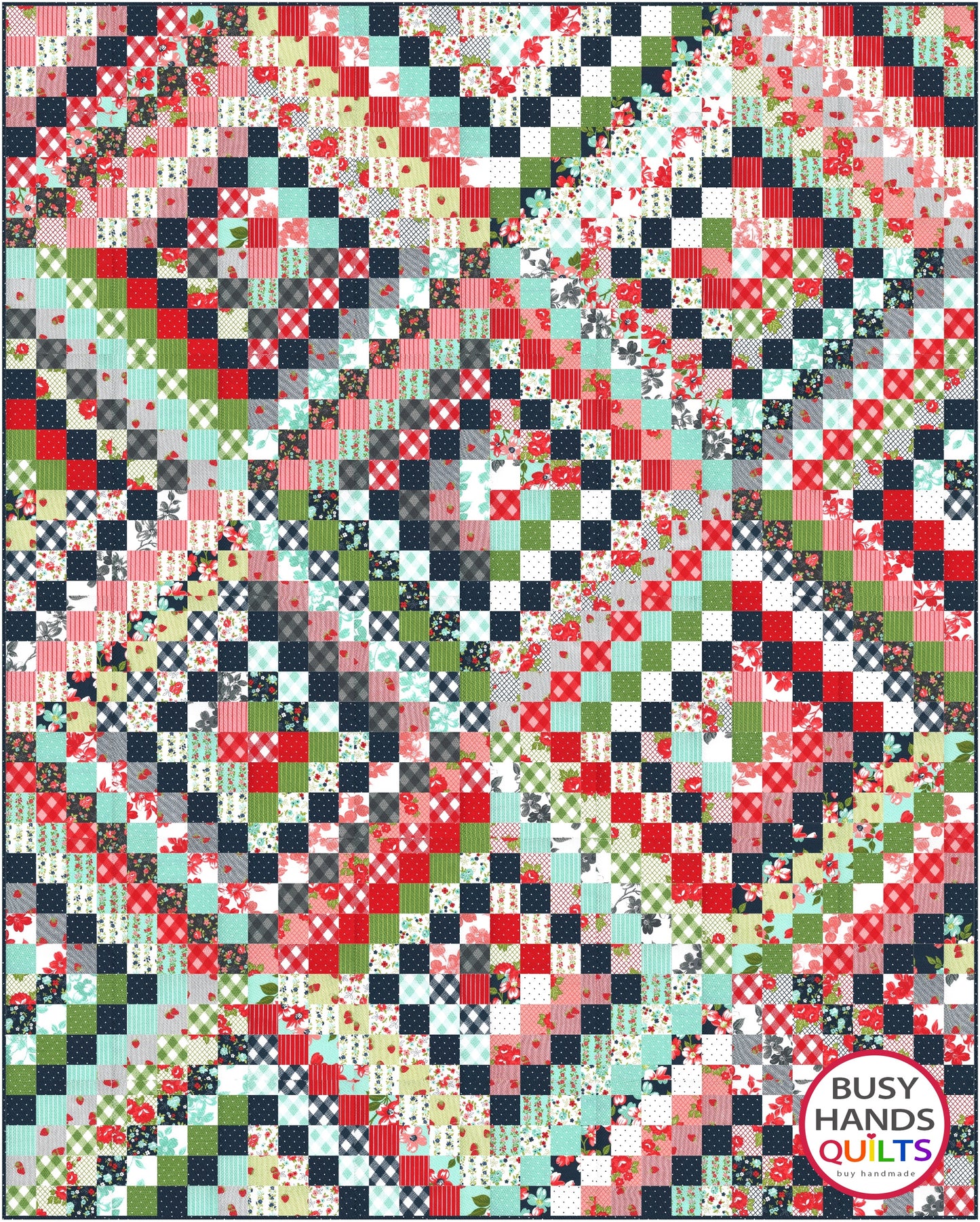Scrappy Goodness Quilt Pattern PRINTED Busy Hands Quilts {$price}