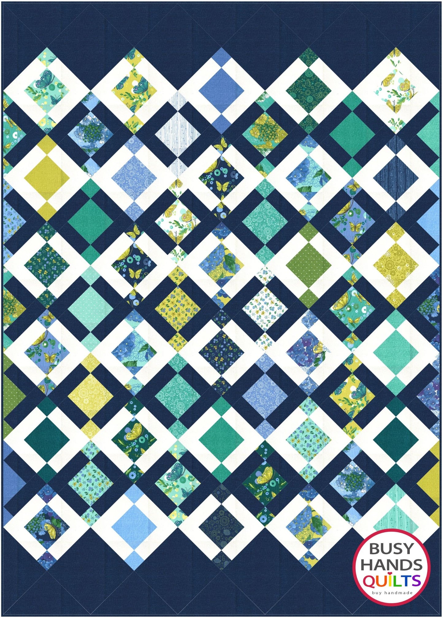 Woven Windows Quilt Pattern PDF DOWNLOAD Busy Hands Quilts $12.99