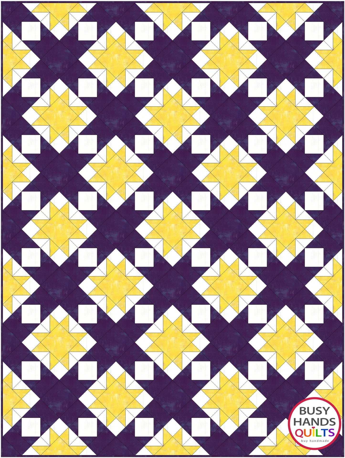 School Colors Quilt Pattern PRINTED Busy Hands Quilts {$price}